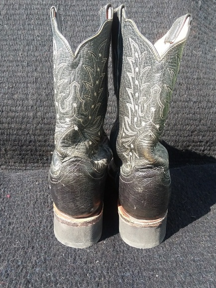 Lucchese 2000 Ostrich Women's Western Boots 9.5B - Picture 5 of 8